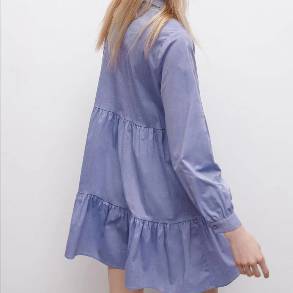 ZARA MINI SHIRT DRESS - Picture 3 of 8